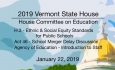 Vermont State House - H.3, Act 46, Agency of Education Staff Introduction 1/22/19