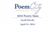 Poem City - Poetry Slam 2018