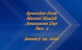 Abled and on Air: Speeches from Mental health Awarness Day 2020 Part 2