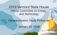 Vermont State House - Decarbonization Study Follow-up 1/23/19