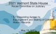 Vermont State House - S.7 Expungement and Sealing of Criminal History Records 5/13/2021