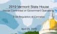 Vermont State House - S.54 Regulation of Cannabis 4/25/19