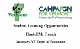 Vote for Vermont:  Student Learning Opportunities