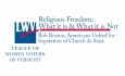 Spotlight on Vermont Issues:  Religious Freedom