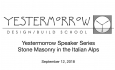 Yestermorrow Speaker Series - Stone Masonry in the Italian Alps