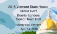 VT State House Special Event - Bernie Sanders Senior Town Hall