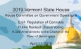 Vermont State House -  S.54, H.444, H508, Charter of Town of Bennington 4/11/19
