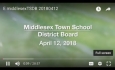 Middlesex Town School District Board - April 12, 2018  [MTSDB]