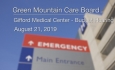 Green Mountain Care Board - Gifford Medical Center - Budget Hearing 8/21/19