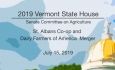 Vermont State House - St. Albans Co-op and Dairy Farmers of America Merger