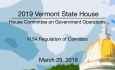 Vermont State House - H.54 Regulation of Cannabis 3/29/19