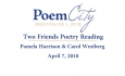 Poem City - Two Friends Poetry Reading