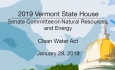 Vermont State House - Clean Water Act 1/29/19