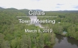 Calais Selectboard - Town Meeting - March 5, 2019