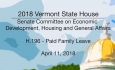 Vermont State House: H.196 - Paid Family Leave 4/11/18
