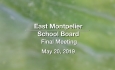 East Montpelier School Board - May 20, 2019