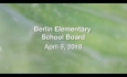 Berlin Elementary School Board - April 9, 2018