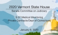 Vermont State House - S.211, and S.234 1/10/2020