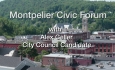 Montpelier Civic Forum: Alex Geller, City Council Candidate