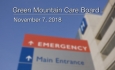 Green Mountain Care Board - November 7, 2018