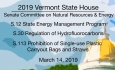 Vermont State House - S.12, S.30,  S.113 3/14/19