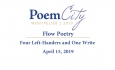 Poem City - Flow Poetry: Four Left-Handers and One Write