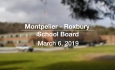 Montpelier - Roxbury School Board - March 6, 2019