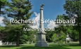 Rochester Selectboard - March 26, 2018