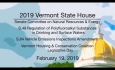 Vermont State House - S.49 Regulation of Drinking Waters, S.84 Vehicle Emissions, VHCC 2/19/19