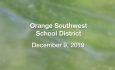 Orange Southwest School District - December 9, 2019