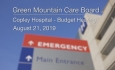 Green Mountain Care Board - Copley Hospital - Budget Hearing 8/21/19