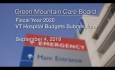 Green Mountain Care Board - Fiscal Year 2020 - VT Hospital Budget Submissions 9/4/19