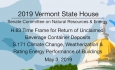 Vermont State House - H.63 Unclaimed Beverage Container Deposits, S. 171 5/3/19