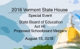 Vermont State House - State Board of Education: Act 46: Proposed Schoolboard Mergers