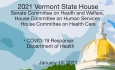 Vermont State House - COVID-19 Response: Department of Health 1/13/2021
