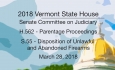 Vermont State House: H.562 Parentage Proceedings & S.55 Firearms Disposition 3/28/18