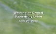 Washington Central Supervisory Union - Executive Committee Meeting 4/25/18