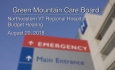 Green Mountain Care Board - Northeastern VT Regional Hospital Budget Hearing 8/20/18