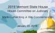 Vermont State House - Martin Luther King Jr. Day Commemoration 1/22/19