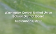 Washington Central Unified Union School District - September 4, 2019