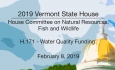 Vermont State House - H.171 Water Quality Funding 2/8/19